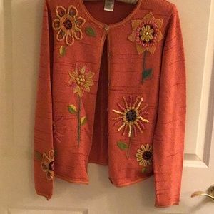 Susan Bristol Rose Cardigan
